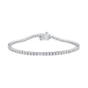 Thumbnail Image 1 of 1 CT. T.W. Diamond Tennis Bracelet in 14K White Gold - 7.25”