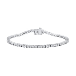 1 CT. T.W. Diamond Tennis Bracelet in 14K White Gold - 7.25”