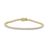 Thumbnail Image 1 of 1 CT. T.W. Diamond Tennis Bracelet in 10K Gold - 7.25”