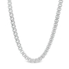 Thumbnail Image 1 of 2-3/8 CT. T.W. Multi-Diamond Link Necklace in Sterling Silver - 22”