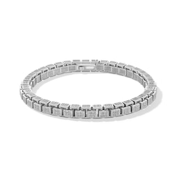 1 CT. T.W. Multi-Diamond Link Bracelet in Sterling Silver - 8.5”