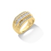 Thumbnail Image 3 of 1-1/2 CT. T.W. Certified Lab-Created Diamond Triple Row Ring in 10K Gold (F/SI2)