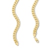 Thumbnail Image 2 of 9.0mm Miami Cuban Curb Chain Necklace in Semi-Solid 10K Gold - 24”