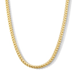 6.0mm Franco Chain Necklace in Solid 10K Gold - 24”