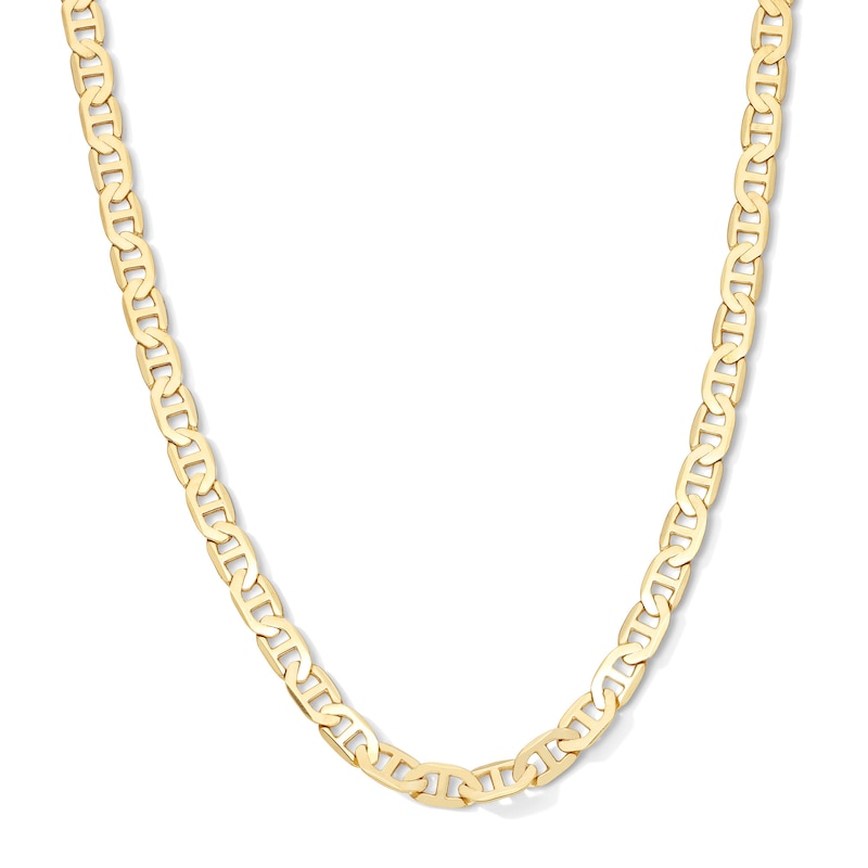 Main Image 1 of 5.5mm Diamond-Cut Franco Chain Necklace in Semi-Solid 10K Gold - 22”