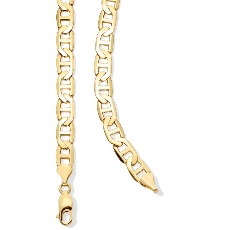 Main Image 3 of 5.5mm Diamond-Cut Franco Chain Necklace in Semi-Solid 10K Gold - 22”