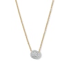 Thumbnail Image 1 of 1/5 CT. T.W. Multi-Diamond Frame Pendant in 10K Gold