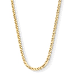 7.6mm Mariner Chain Necklace in Solid 10K Gold - 22”