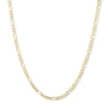 Thumbnail Image 1 of 4.0mm Concave Figaro Chain Necklace in Solid 10K Gold - 24”