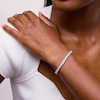 Thumbnail Image 2 of 8 CT. T.W. Certified Lab-Created Diamond Tennis Bracelet in 10K White Gold (I/SI2)