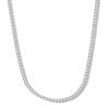 Thumbnail Image 1 of 9 CT. T.W. Certified Lab-Created Diamond Tennis Necklace in 10K White Gold (I/SI2)