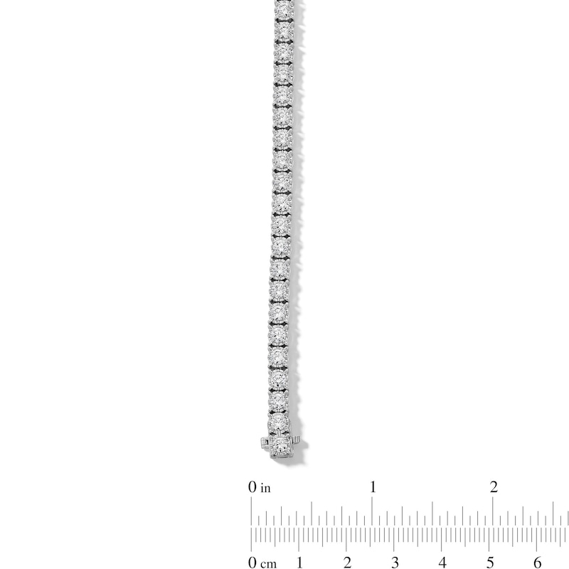 Main Image 3 of 5 CT. T.W. Certified Lab-Created Diamond Tennis Bracelet in 10K White Gold (I/SI2)