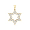 Thumbnail Image 1 of 1-3/8 CT. T.W. Diamond Star of David Necklace Charm in 10K Gold