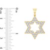 Thumbnail Image 4 of 1-3/8 CT. T.W. Diamond Star of David Necklace Charm in 10K Gold