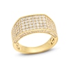 Thumbnail Image 1 of 2 CT. T.W. Diamond Multi-Row Ring in 10K Gold