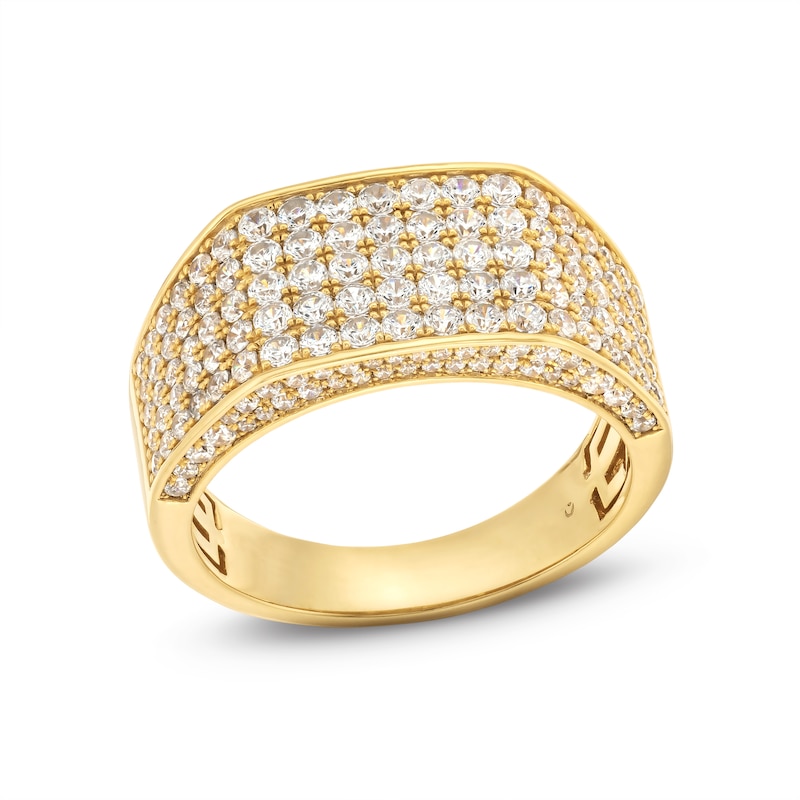 Main Image 1 of 2 CT. T.W. Diamond Multi-Row Ring in 10K Gold