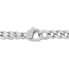 Thumbnail Image 3 of 1/15 CT. T.W. Black Diamond Anchor Pendant in Stainless Steel - 24”