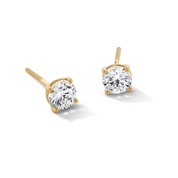 3/4 CT. T.W. Certified Lab-Created Diamond Solitaire Stud Earrings in 14K Gold (F/SI2)