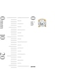 Thumbnail Image 2 of 3/4 CT. T.W. Certified Lab-Created Diamond Solitaire Stud Earrings in 14K Gold (F/SI2)