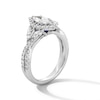 Thumbnail Image 3 of Vera Wang Love Collection 1-1/5 CT. T.W. Marquise-Cut Diamond Frame Tri-Sides Engagement Ring in 14K White Gold