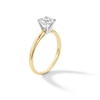 Thumbnail Image 2 of 1 CT. Oval Certified Lab-Created Diamond Solitaire Engagement Ring in 14K Two-Tone Gold (F/VS2)