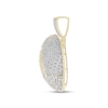 Thumbnail Image 2 of 1 CT. T.W. Diamond Football Necklace Charm in 10K Gold