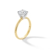 Thumbnail Image 2 of 1-1/2 CT. Certified Lab-Created Diamond Solitaire Engagement Ring in 14K Two-Tone Gold (F/VS2)