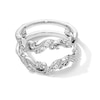 Thumbnail Image 1 of 1/5 CT. T.W. Diamond Filigree Vintage-Style Solitaire Enhancer in 10K White Gold