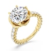 Thumbnail Image 1 of Enchanted Star Belle 3-7/8 CT. T.W. Certified Lab-Created Diamond Rose Engagement Ring in 14K Gold (F/VS2)