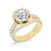 Thumbnail Image 6 of Enchanted Star Belle 3-7/8 CT. T.W. Certified Lab-Created Diamond Rose Engagement Ring in 14K Gold (F/VS2)