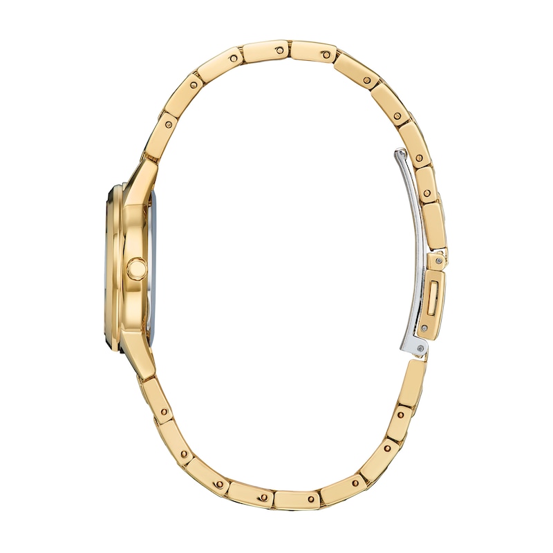 Main Image 2 of Ladies’ Citizen Eco-Drive® Dress Classic Gold-Tone IP Watch with Mother-of-Pearl Dial (Model: FE1242-78D)