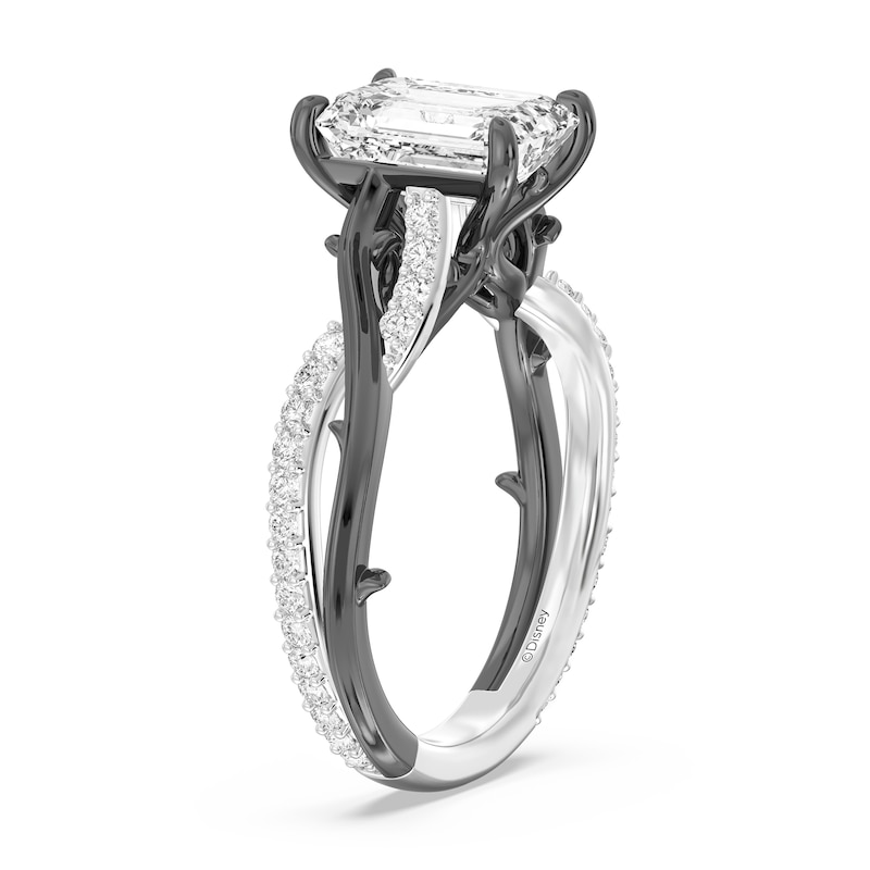 Main Image 2 of Enchanted Star Villains Maleficent 2-1/4 CT. T.W. Radiant Certified Lab-Created Diamond Engagement Ring in White Gold