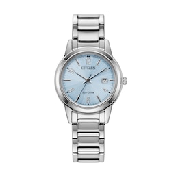 Ladies’ Citizen Eco-Drive® Dress Classic Watch with Blue Dial (Model: FE1241-71L)