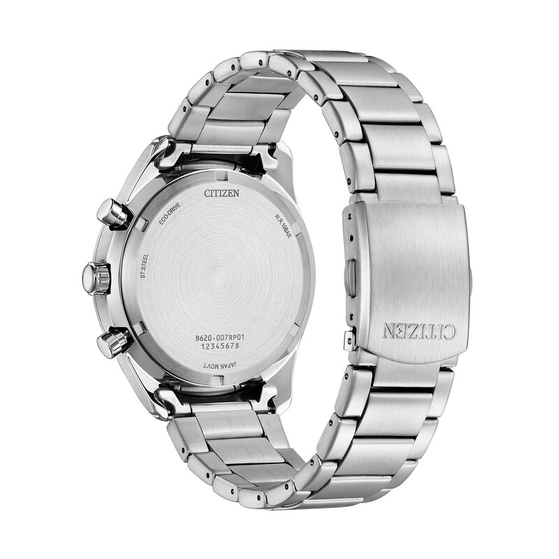 Main Image 3 of Men’s Citizen Eco-Drive® Casual Sport Chronograph Watch with White Panda Dial (Model: CA4600-89A)