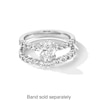 Thumbnail Image 4 of 1-1/2 CT. T.W. Oval Certified Lab-Created Diamond Engagement Ring in 14K White Gold (I/SI2)