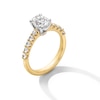 Thumbnail Image 3 of 1-1/2 CT. T.W. Oval Certified Lab-Created Diamond Engagement Ring in 14K Gold (I/SI2)