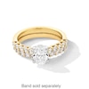 Thumbnail Image 4 of 1-1/2 CT. T.W. Oval Certified Lab-Created Diamond Engagement Ring in 14K Gold (I/SI2)