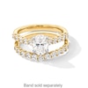 Thumbnail Image 5 of 1-1/2 CT. T.W. Oval Certified Lab-Created Diamond Engagement Ring in 14K Gold (I/SI2)