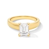 Thumbnail Image 1 of 2 CT. Emerald-Cut Certified Lab-Created Diamond Solitaire Engagement Ring in 14K Gold (F/VS2)