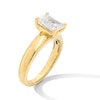 Thumbnail Image 2 of 2 CT. Emerald-Cut Certified Lab-Created Diamond Solitaire Engagement Ring in 14K Gold (F/VS2)