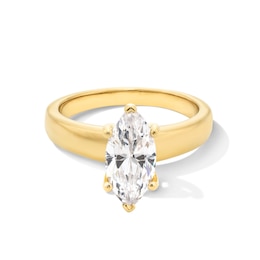 2 CT. Marquise-Cut Certified Lab-Created Diamond Solitaire Engagement Ring in 14K Gold (F/VS2)