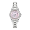 Thumbnail Image 1 of Ladies’ Bulova Crystal Accent Bezel Watch with Pink Mother-of-Pearl Hearts Dial (Model: 96L237)