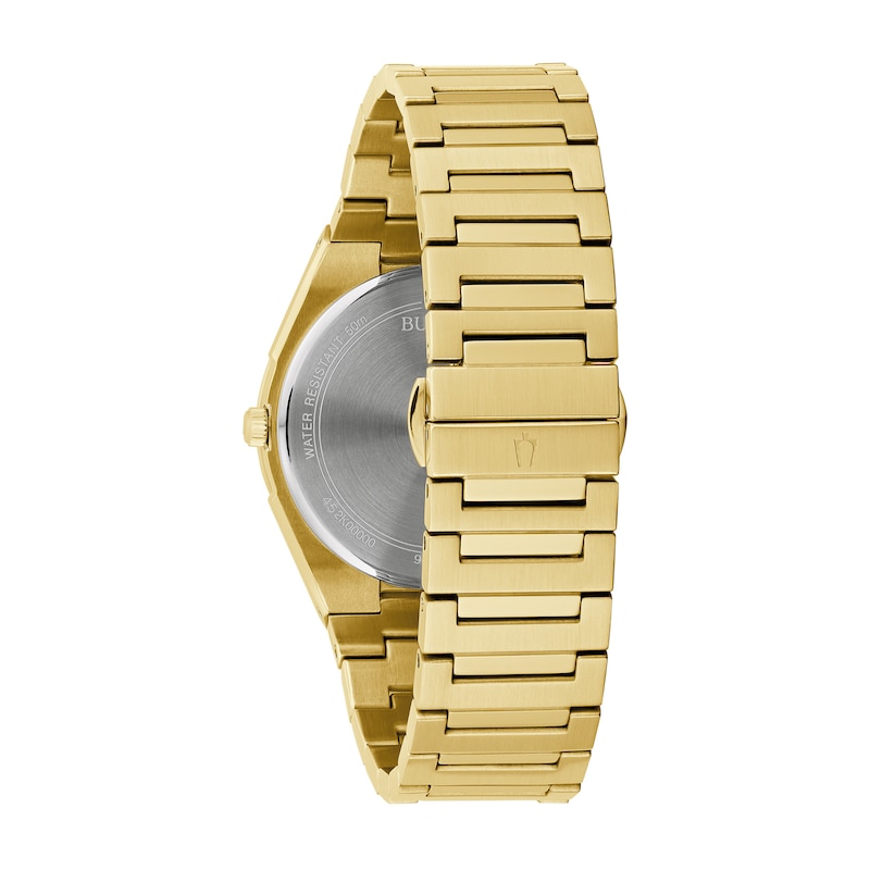 Main Image 3 of Men’s Bulova Classic Gold-Tone IP Watch with Textured Champagne Dial (Model: 97B226)