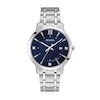 Thumbnail Image 1 of Men’s Bulova Classic Diamond Accent Watch with Textured Navy Blue Dial (Model: 96D152)