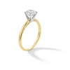 Thumbnail Image 2 of 1 CT. Certified Lab-Created Diamond Solitaire Engagement Ring in 14K Two-Tone Gold (F/VS2)