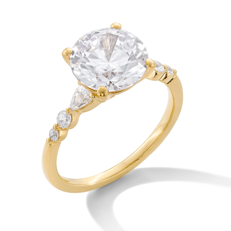 Main Image 3 of 3-1/4 CT. T.W. Certified Lab-Created Diamond Engagement Ring in 14K Gold (F/VS2)