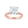 Thumbnail Image 1 of 3 CT. Certified Lab-Created Diamond Solitaire Engagement Ring in 14K Two-Tone Gold (F/VS2)