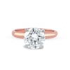 Thumbnail Image 3 of 3 CT. Certified Lab-Created Diamond Solitaire Engagement Ring in 14K Two-Tone Gold (F/VS2)