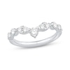 Thumbnail Image 1 of 5/8 CT. T.W. Diamond Contour Band in 14K White Gold