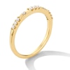 Thumbnail Image 3 of 1/8 CT. T.W. Certified Lab-Created Diamond Alternating Band in 10K Gold (F/VS2)